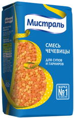 Смесь чечевицы Мистраль для супов и гарниров, 450г
