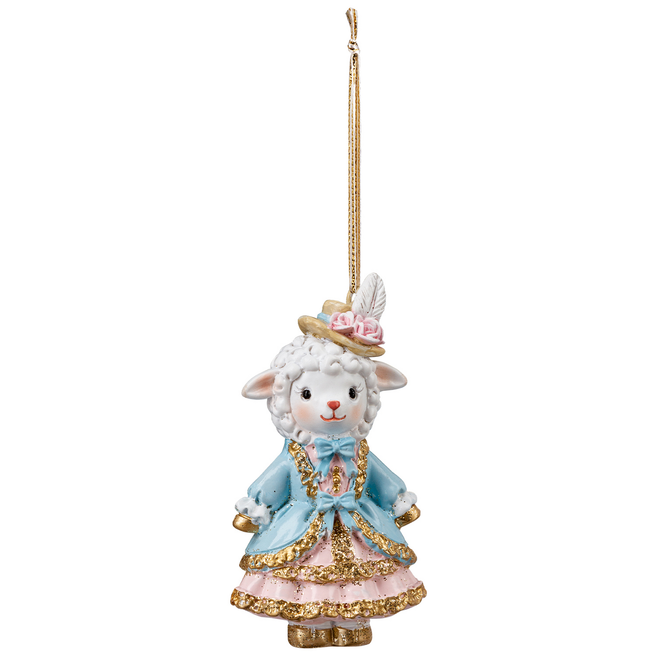 Елочное украшение ErichKrause Decor Маркиза Овечка, 9см