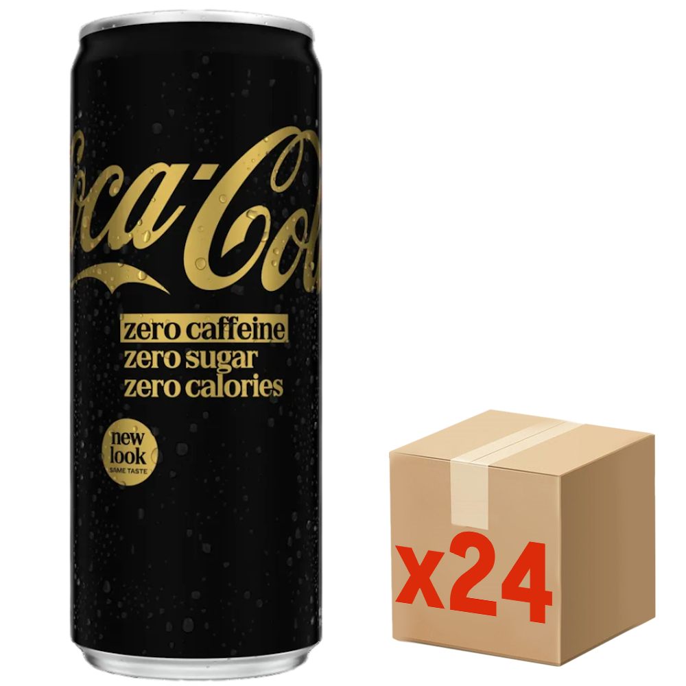 Напиток Coca-Cola Zero без кофеина газированный, 330мл х 24 шт