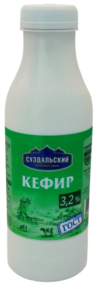 Кефир Суздальский МЗ 3.2% ГОСТ, 480г