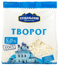 Творог Суздальский МЗ 5% ГОСТ, 270г
