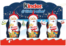 Шоколад молочный Kinder фигурный (15г х 3шт), 45г