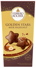 Конфеты Ferrero Rocher Golden Stars Milk из молочного шоколада, 115г