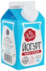 Йогурт питьевой Из Углича вишня-черешня 1.5%, 500г
