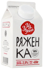 Ряженка Из Углича 2.5% ГОСТ, 450г