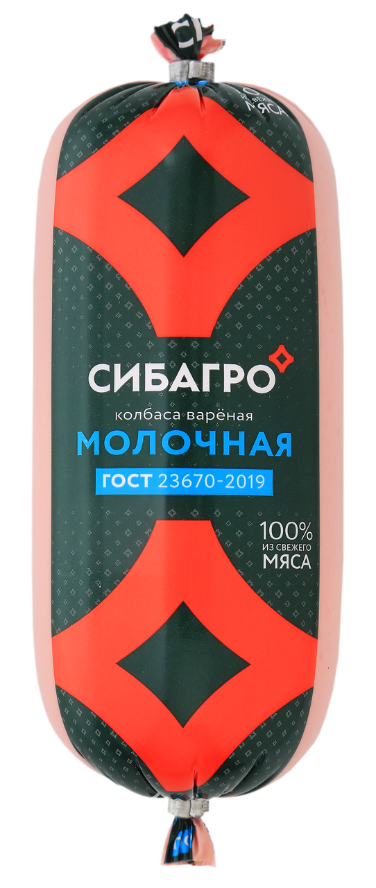 Колбаса вареная Сибагро Молочная ГОСТ, 450г