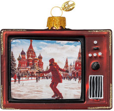 Елочное украшение Коломеев Телевизор, 7см