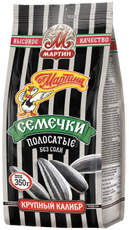Семечки От Мартина полосатые обжаренные без соли, 350г