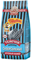 Семечки От Мартина полосатые обжаренные суперсоленые, 350г