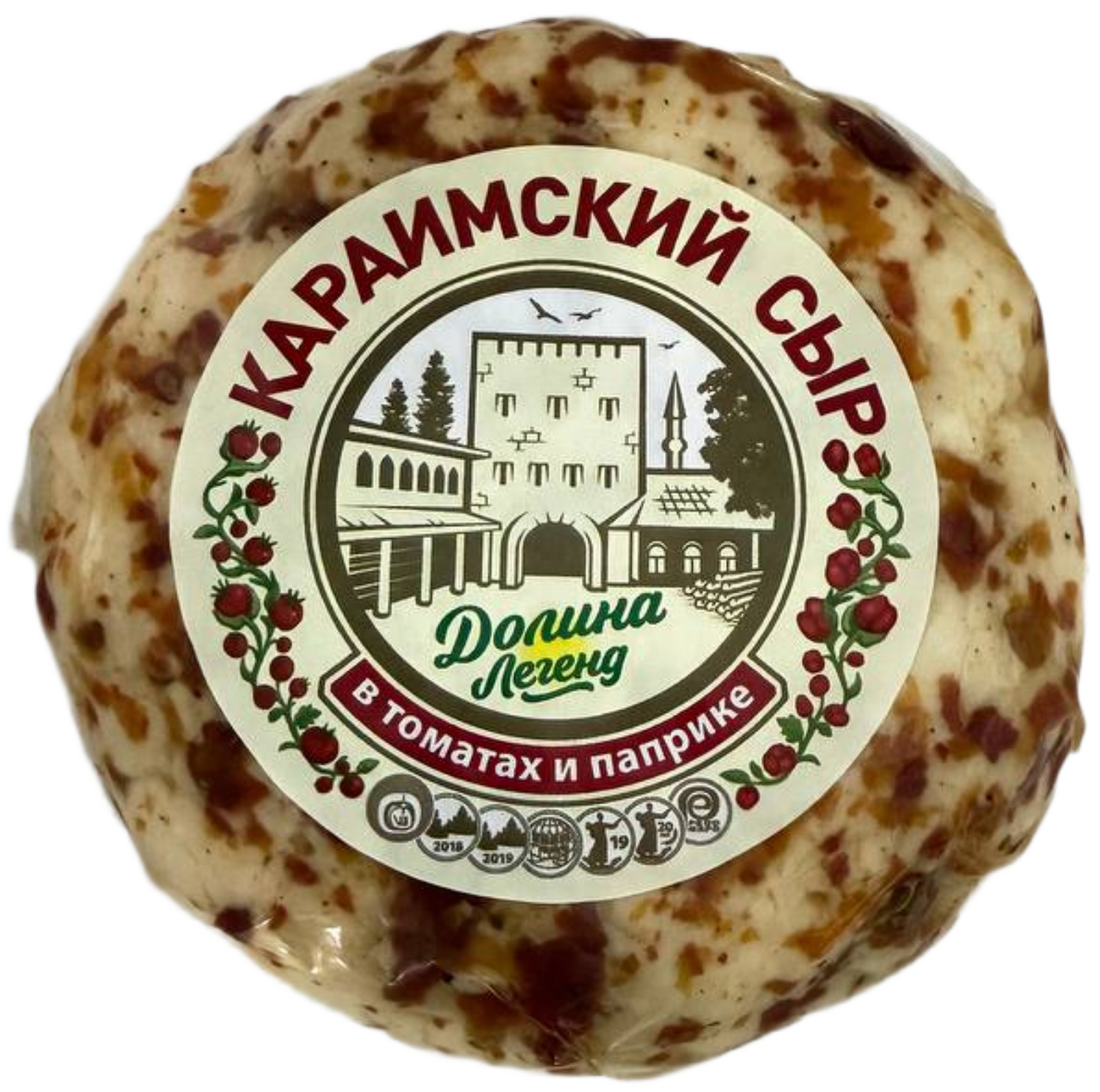 Сыр Долина легенд Караимский Томаты и паприка 50%, 300г