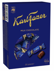 Конфеты Karl Fazer молочный шоколад, 150г