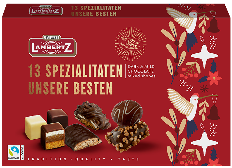 Пряники Lambertz 13 Spezialitaten Unsere Besten ассорти, 250г