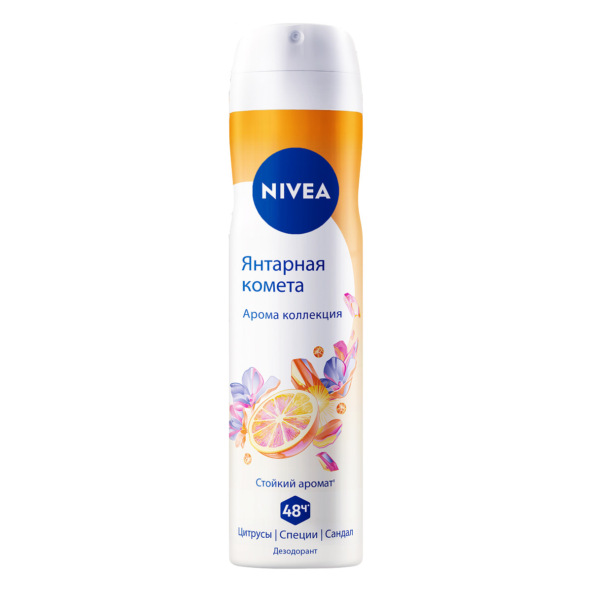 Дезодорант-аэрозоль Nivea Янтарная комета, 150мл