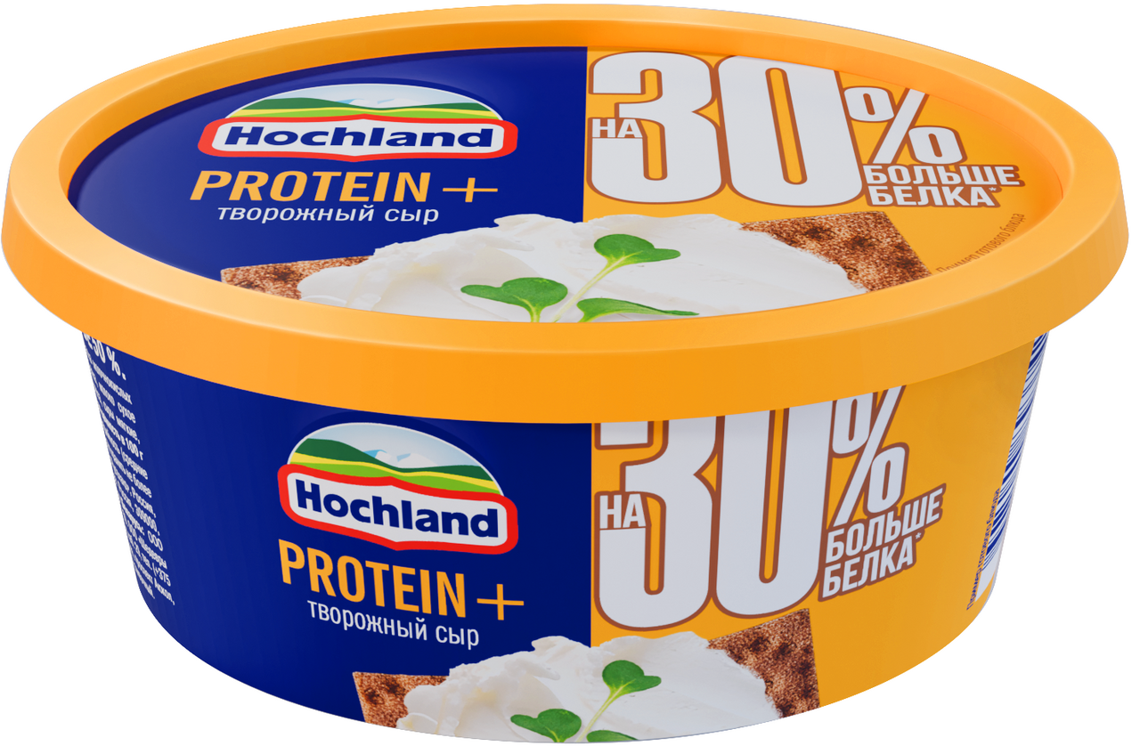 Сыр творожный Hochland Protein+ 50%, 140г