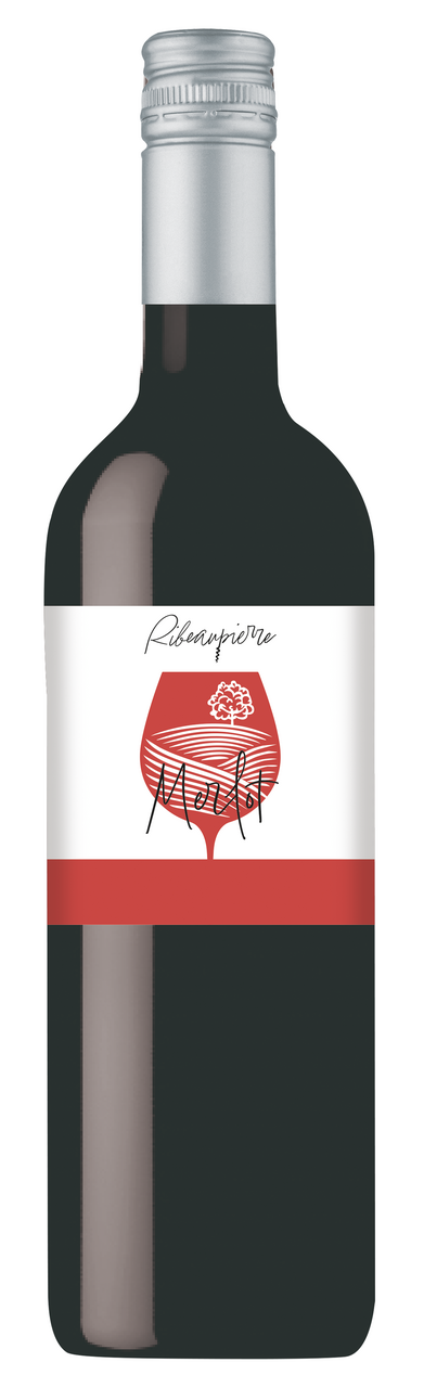 Вино Ribeaupierre Merlot красное сухое, 0.75л
