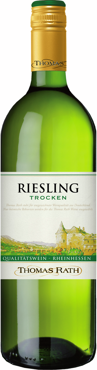 Вино Thomas Rath Riesling Trocken белое полусухое, 1л