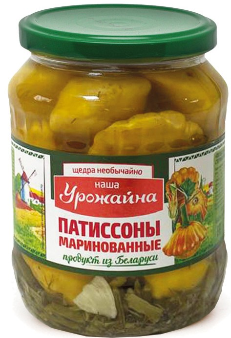 Патиссоны Урожайна маринованные, 680г
