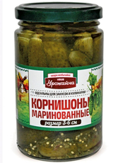 Корнишоны Урожайна, 370г