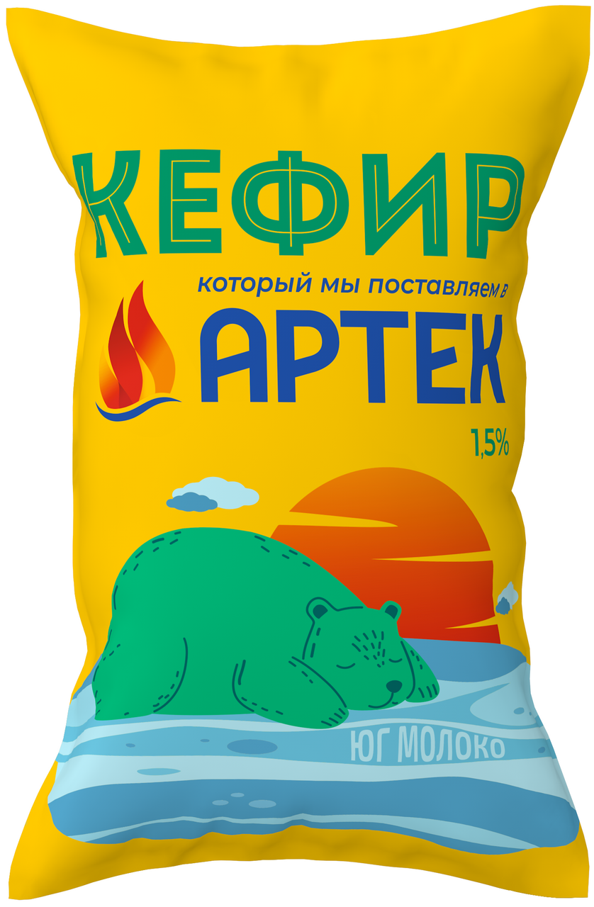 Кефир Артек 1.5%, 900г