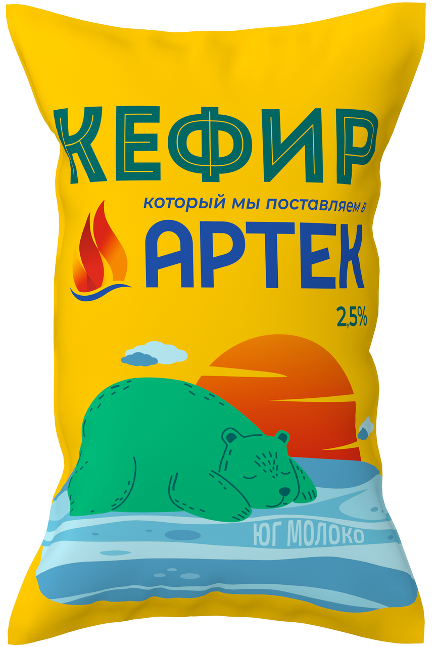 Кефир Артек 2.5%, 900г