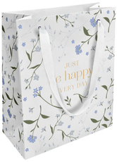 Пакет подарочный Be Smart Fleurs, 12 x 15см
