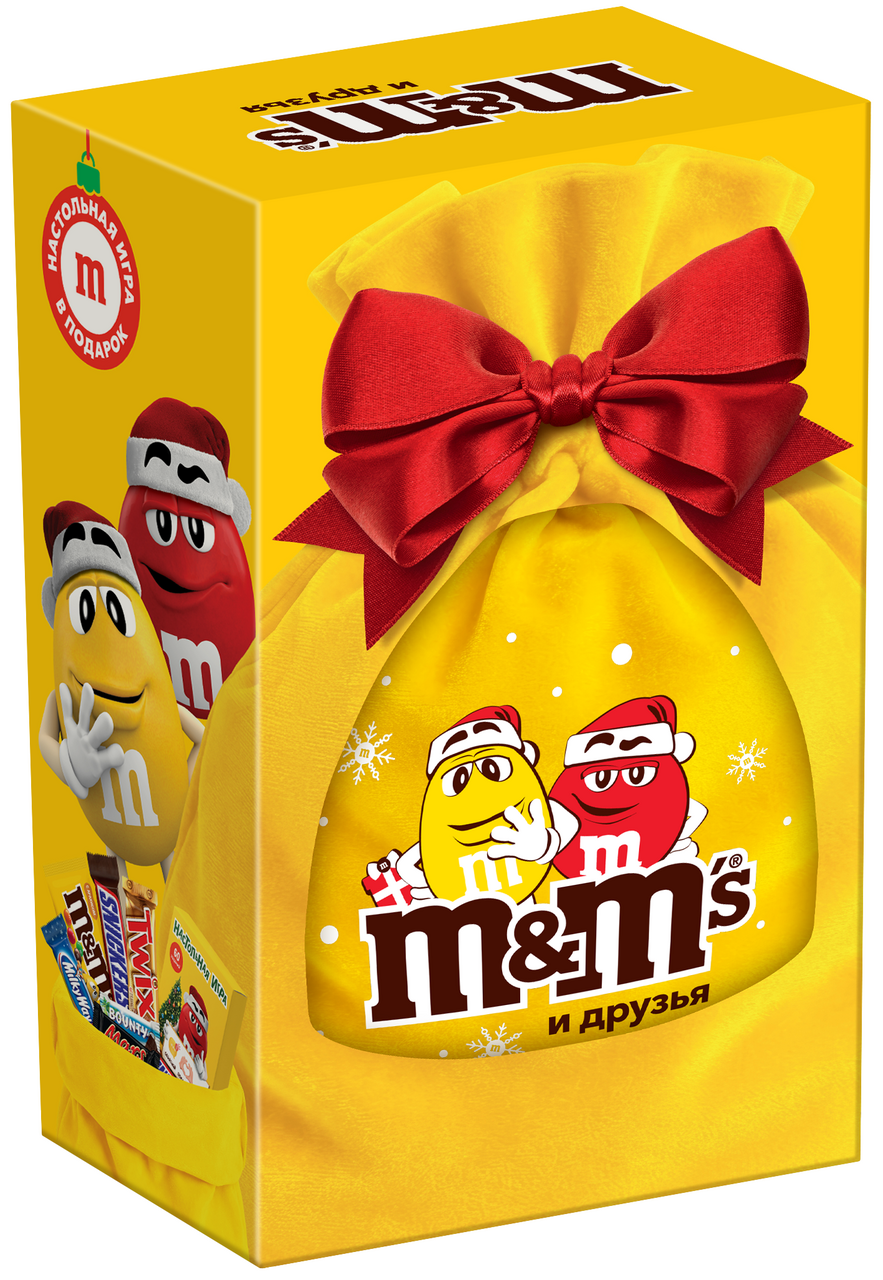 Набор подарочный кондитерский M&M's с настольной игрой, 322г