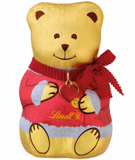 Шоколад Lindt Медвежонок девочка и мальчик фигурный, 40г