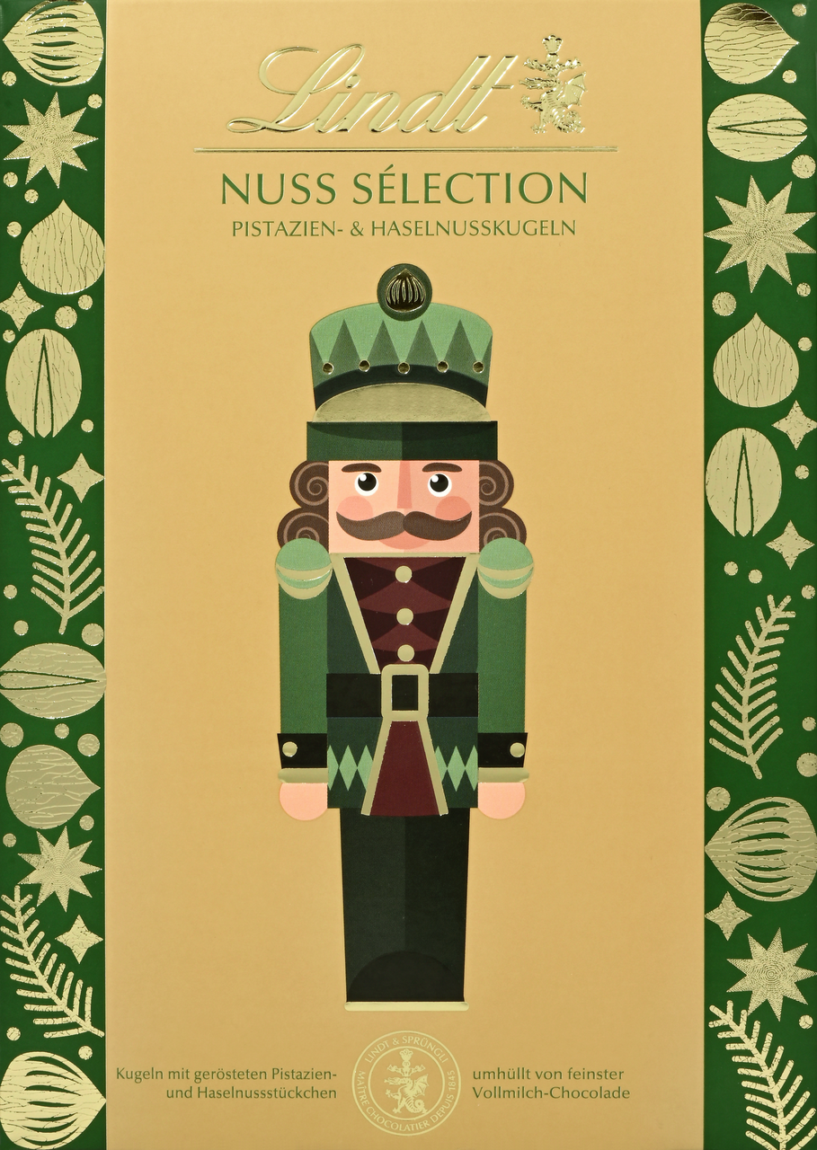 Конфеты Lindt Nuss Selection фисташка, 200г