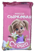 Масса творожная Стеша сладкая с ванилином 18%, 90г