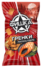 Гренки Фишка лосось гриль, 110г
