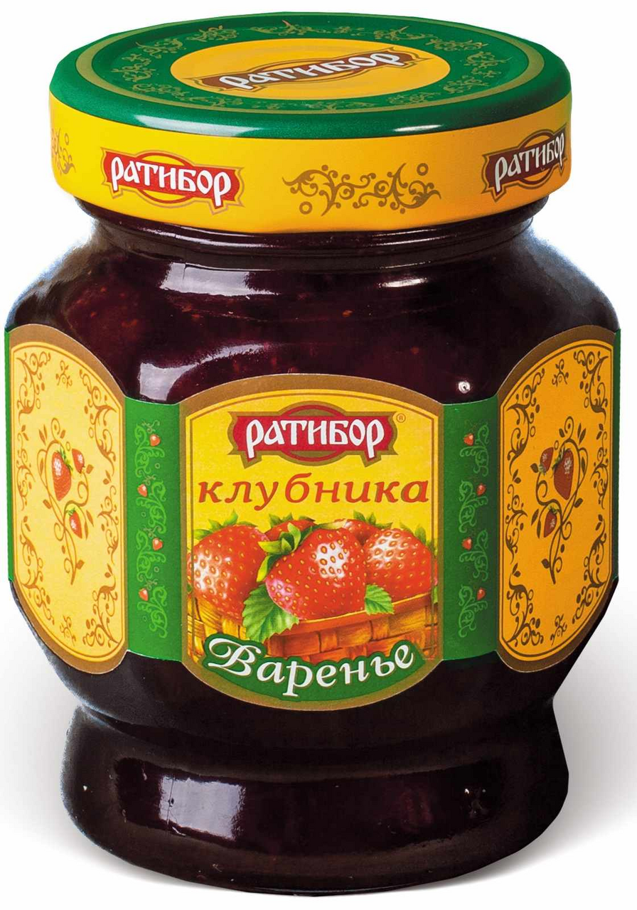 Варенье Ратибор клубника, 360г
