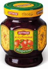 Варенье Ратибор клубника, 360г