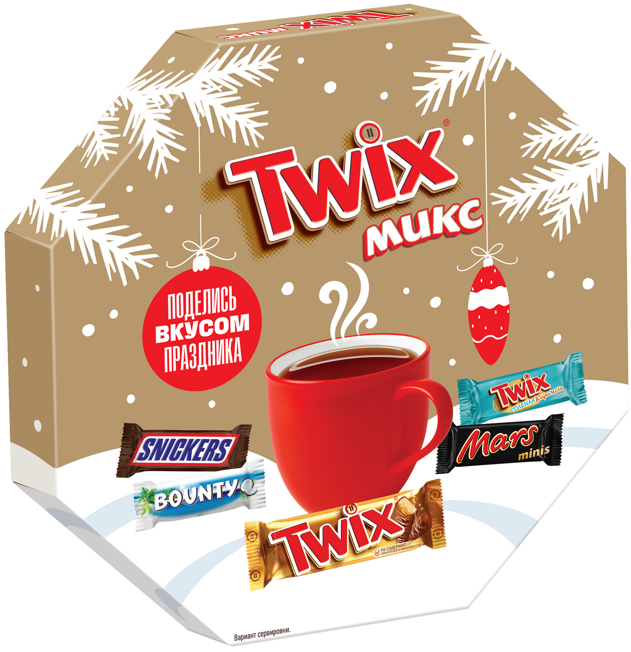 Набор кондитерский подарочный Twix Minis, 225г