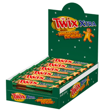 Батончик Twix имбирное печенье шоколадный, 82г x 24 шт