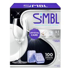 Таблетки для посудомоечной машины Simbl кристальная забота, 100шт
