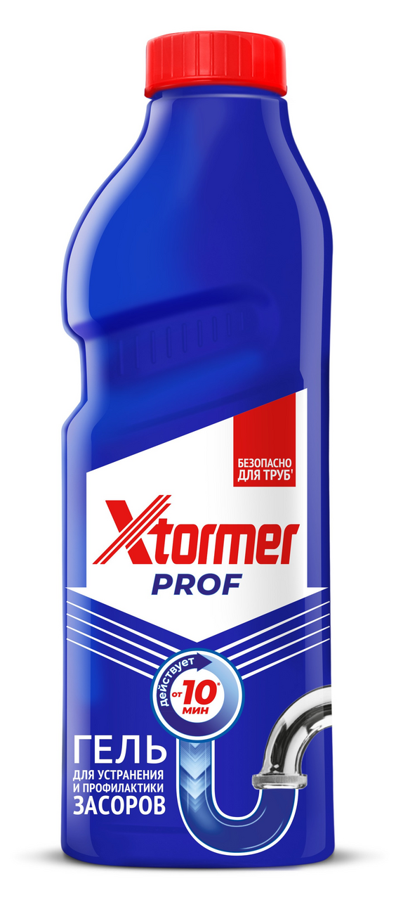 Гель для труб Xtormer Professional устранение засоров, 1л
