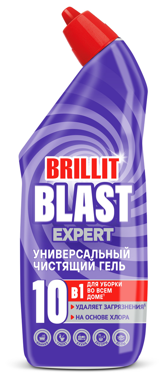 Средство чистящее Brillit Blast универсальное 10в1, 750мл