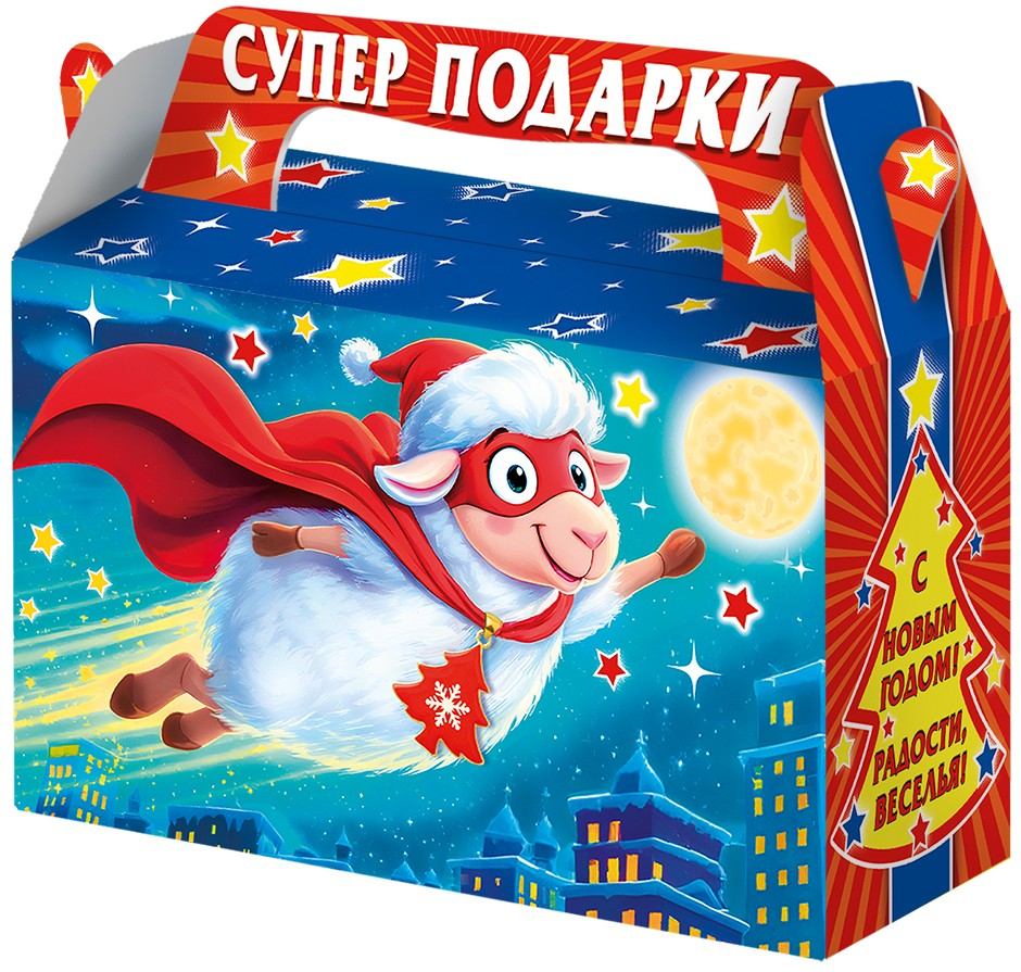 Подарок новогодний Азбука Праздника мой герой, 500г