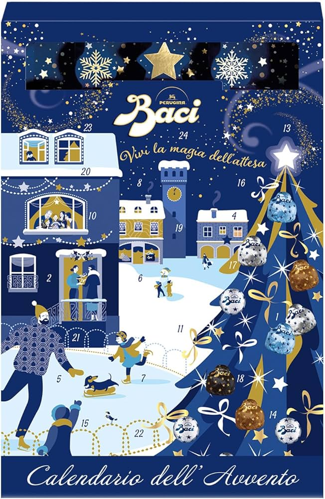 Конфеты Baci шоколадные адвент-календарь, 245г