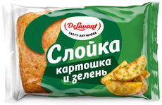 Слойка Delavant картофель и зелень, 75г