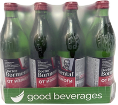 Вода Doctor Bormental минеральная лечебно-столовая газированная, 450мл x 12 шт