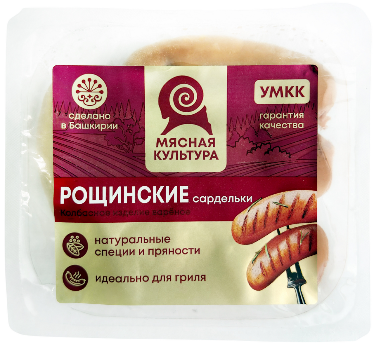 Сардельки Мясная культура Рощинские, 400г