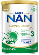 Смесь молочная NAN 3 на козьем молоке с 12 месяцев, 400г