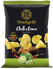 Чипсы Snackgold чили и лайм, 125г