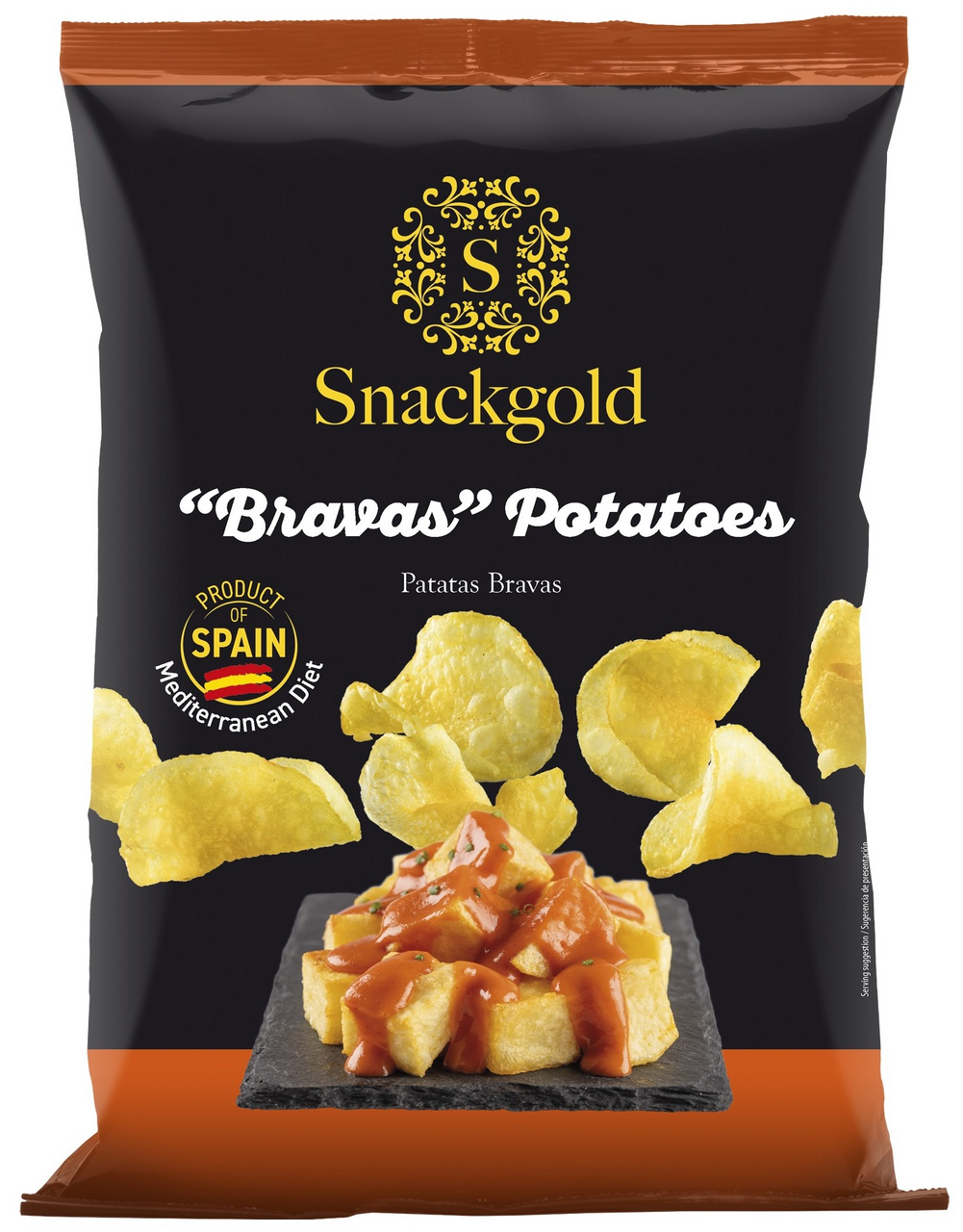 Чипсы Snackgold пататас бравас, 125г