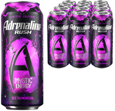 Энергетический напиток Adrenaline Rush Таинственная энергия, 449мл x 12 шт