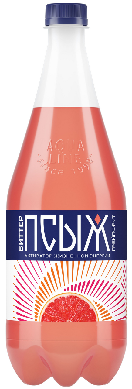 Напиток Псыж биттер-грейпфрут газированный, 1л