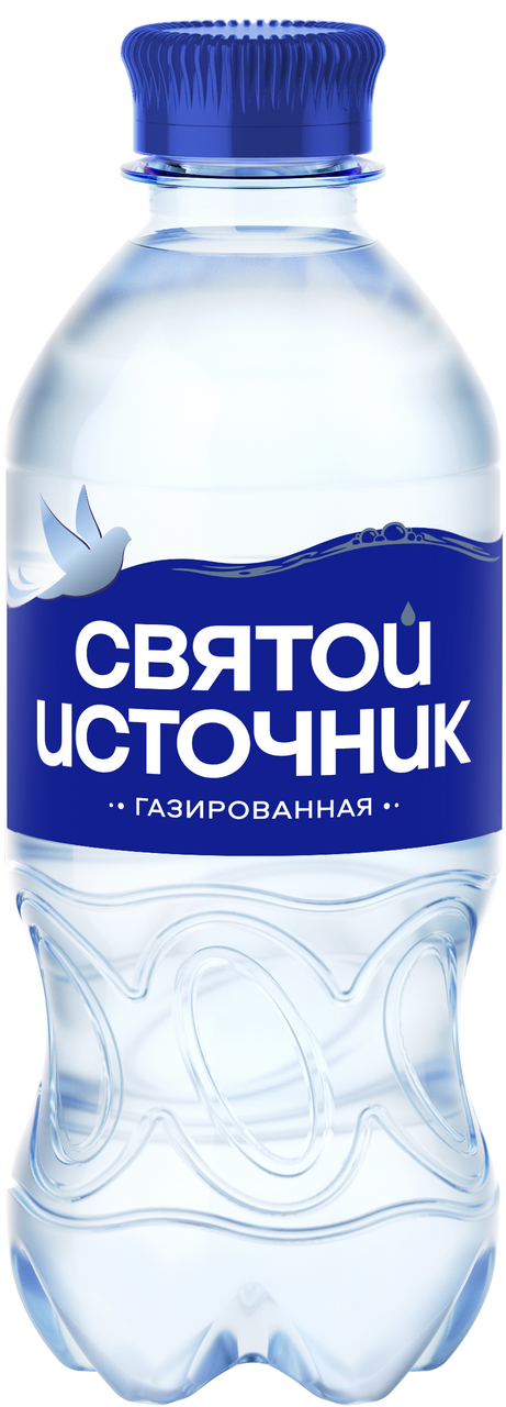 Вода Святой Источник газированная, 330мл