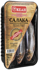 Салака Океан неразделанная холодного копчения, 200г