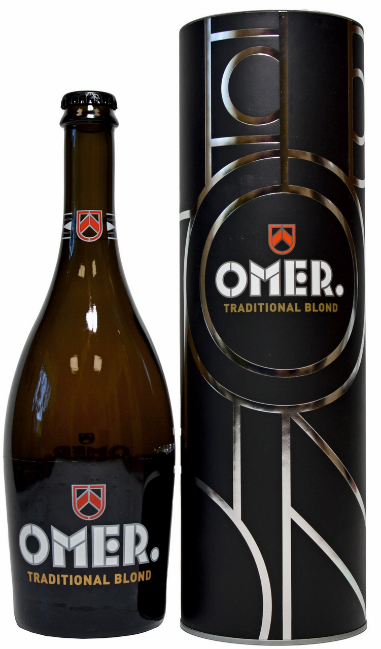 Пиво Omer в подарочной тубе светлое, 0.75л
